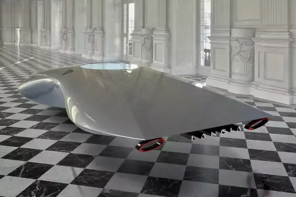 「これってクルマ？　それとも??　新生ランチアが新ロゴと共に発表した「謎の物体」の正体とは」の画像