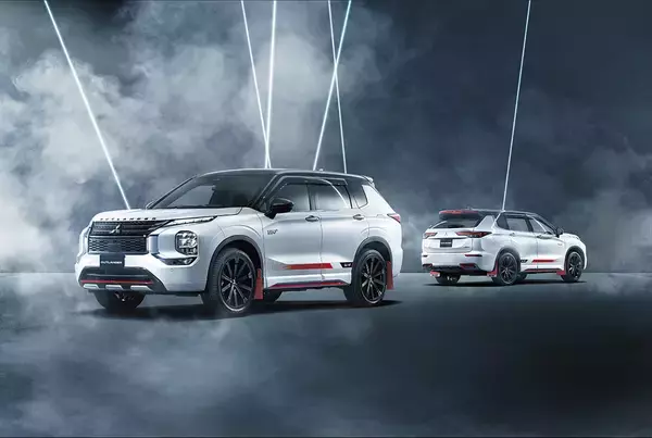 三菱の伝説がここから再び始まる！　「ラリーアート」日本復活を告げるアクセサリーをアウトランダーなど４車種に設定