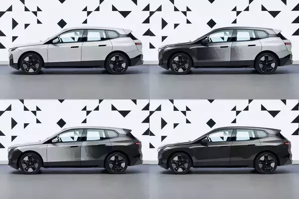 「もうクルマのボディカラー選びで迷う時代は終わる！　BMWが発表した「白黒自在」に色を変えられる新技術とは」の画像