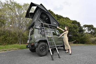 「車中泊女子」黒木美珠のVehicle＆Life 【Vol.８】　特等席からの眺めは最高！　車中じゃなくて「車上泊」もアリだった