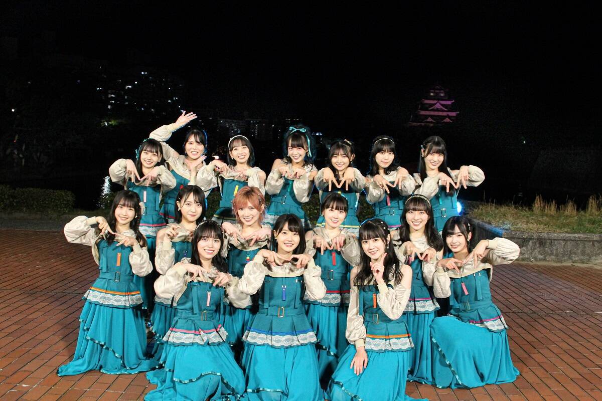 Stu48 秋の広島を彩る豪華line Live実施 7thシングル ヘタレたちよ をライトアップされた広島城前で披露 21年10月21日 エキサイトニュース 2 3