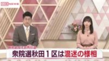 衆院選へ　秋田１区は混迷の様相　立候補予定者の動き加速