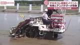 「秋田のブランド米サキホコレの田植えイベント　鈴木知事も苗を植えてＰＲ　県外そして海外へ売り込みを」の画像1