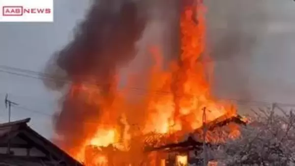 【続報】秋田市の住宅火災は鎮火　火元の住宅１軒が全焼　周辺６軒の建物の一部も焼ける
