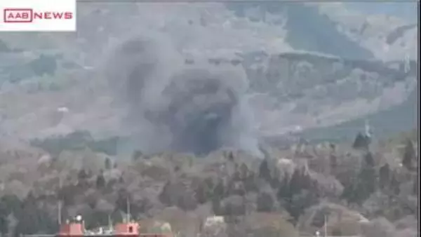 【速報】秋田市で建物火災の通報　激しく黒煙が上がっているのを情報カメラで確認