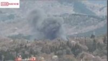 【速報】秋田市で建物火災の通報　激しく黒煙が上がっているのを情報カメラで確認