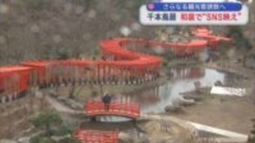 さらなる観光客誘致へ　千本鳥居　和装で“SNS映え”