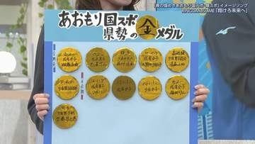 あおもり国スポ　青森県勢の金メダルラッシュ