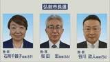 「激戦・弘前市長選　候補者3人の訴えと手応え　12日投開票」の画像1