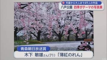 児童から大人まで49人の作品を展示　八戸公園　四季がテーマの写真展