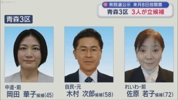 衆院選　青森３区　第一声