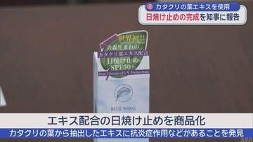 カタクリの葉エキス配合　青森生まれの日焼け止め完成