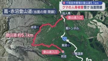 八甲田地区で発生したクマ人身被害受け　十和田市が登山道（5.1km）を当面閉鎖