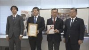 “フードドライブ”で募る　ＮＴＴ東日本青森支店が食料品を寄贈