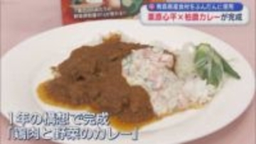 青森県産食材をふんだんに使用　栗原心平×柏農高カレーが完成