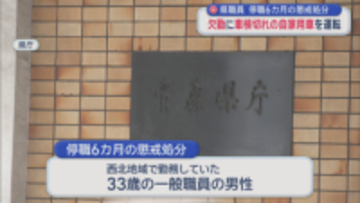 青森県職員の男性（33歳）が停職6カ月の懲戒処分　欠勤や車検切れ自家用車を運転