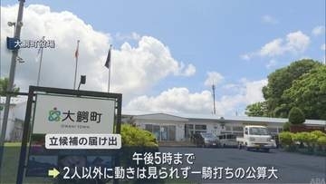 大鰐町長選告示　現職と新人の２人が立候補／青森県