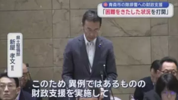 青森市の除排雪への財政支援　県「困難をきたしている状況を打開」