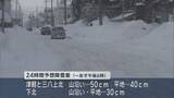 「青森県内の大雪のピークはあす　気象台が注意・警戒を呼び掛け」の画像1