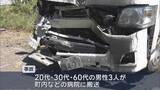 「【速報】青森・野辺地町の国道で車4台が絡む事故　3人搬送」の画像1