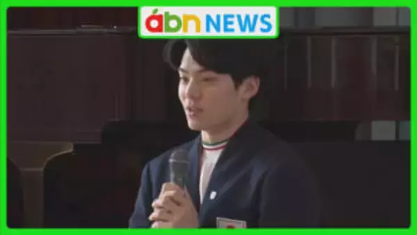 スピードスケート佐々木翔夢選手が母校で五輪報告会　4年後のメダル獲得へ新たな決意　弟との約束は「8年後、一緒にオリンピックへ」【長野・南牧村】