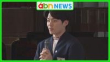 スピードスケート佐々木翔夢選手が母校で五輪報告会　4年後のメダル獲得へ新たな決意　弟との約束は「8年後、一緒にオリンピックへ」【長野・南牧村】