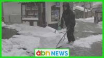 野沢温泉村で今季初の1m超え…強い寒波で県北部中心に大雪　24日以降も警戒を【長野】