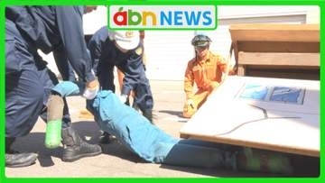 救助隊到着までの命をつなぐ初動対応…警察×消防が合同訓練！身近な「災害キット」で下敷き被害者を救え【長野市】