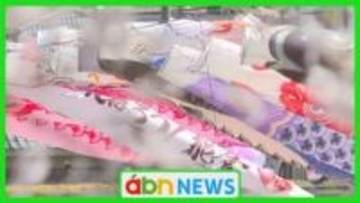 満開の桜背に　上田市の依田川「こいのぼり」泳ぐ【長野】