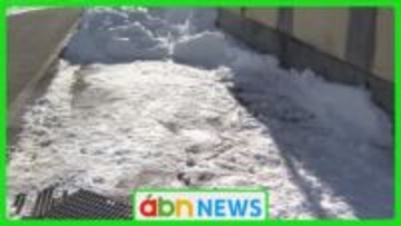 除雪作業中の事故　83歳男性が転倒し除雪機に足を巻き込まれ重傷【長野・野沢温泉村】