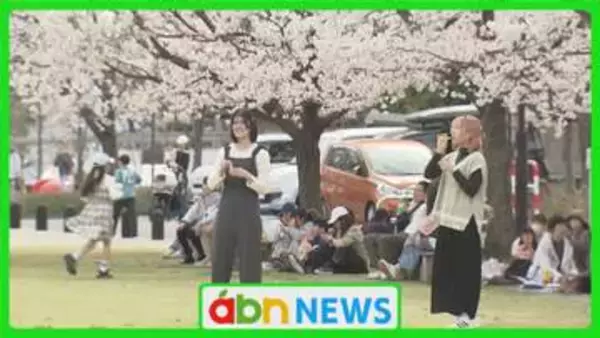 県内26地点で今年最高気温　満開と共に春休み終盤の花見客でにぎわう【長野】