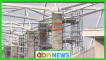 金属疲労で照明設備の鉄骨落下　J3松本山雅本拠地のサンプロアルウィン　使用再開は来年3月に【長野】