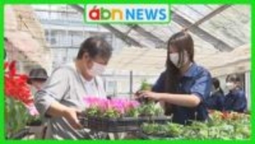 高校生が心を込めて育てた色とりどりの花の苗が1つ60円　「安くて良い苗」と地域住民は大満足【長野・佐久市】
