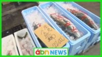 漁獲量減少でブリ高騰も…正月の食卓を彩る新鮮食材を求めて卸売市場に早朝から買い物客殺到【長野・松本市】