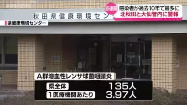 子どもに多い「溶連菌」感染者 ここ10年で最多　県が感染予防を呼びかけ