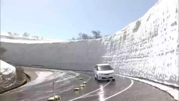 鳥海ブルーライン、例年より1週間早く冬季閉鎖解除　雪の回廊や鳥海山からの絶景楽しむ　秋田・にかほ市
