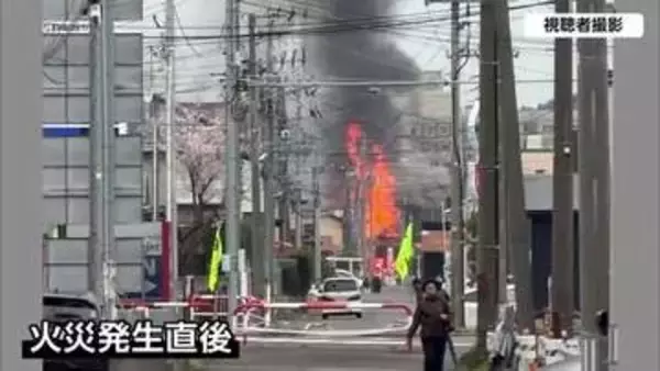 「仏壇付近から火が上がっている」　早朝の火災で住宅など7棟焼く　けが人なし　秋田市