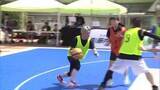 「3人制バスケ「3x3」の魅力を伝えたい　スピードある試合展開で熱戦繰り広げる　秋田市」の画像1