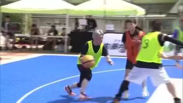 3人制バスケ「3x3」の魅力を伝えたい　スピードある試合展開で熱戦繰り広げる　秋田市