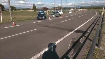 83歳夫死亡 事故の死者2人に　車正面衝突 女性死亡　秋田・羽後町