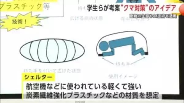 評価基準は“ユニーク性”　学生らが考案「クマ対策」アイデアコンテスト　動物の生態やAI活用も　秋田