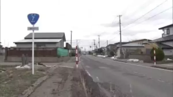 国道で車同士が正面衝突…小学生の女児（8）死亡　秋田・三種町