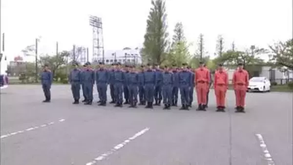 延焼続く岩手・大槌町の山林火災現場へ　「緊急消防援助隊」2次隊117人が出発　秋田