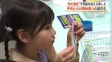 子供たちが科学の世界を楽しむ　目の錯覚による見え方を体験できる展示も　秋田・にかほ市