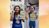 「競技歴10カ月で全国制覇、連覇も達成　秋田・潟上市のレスリング道場「追分勲武館」で切磋琢磨する2人の小学生女子選手」の画像1