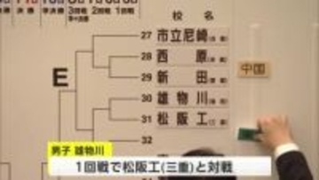 春高バレー全国大会組み合わ　秋田県代表の男子・雄物川は松阪工　女子・秋田北は細田学園と初戦　秋田
