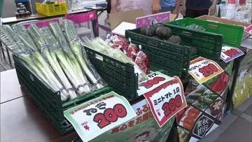 新鮮で旬の野菜や果物がずらり　若手農家が自ら販売する「うめもんマルシェ」開催　秋田市