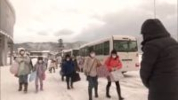 「おはようございます」校舎に元気な声響く　冬休み明け授業再開　3学期の目標などを発表　秋田・湯沢市