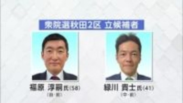 【秋田2区】「候補者に聞く」選挙の争点・秋田の一番の課題と解決策は？　《衆院選2026あきた》