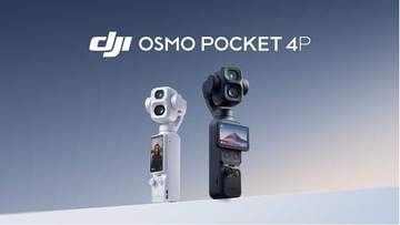 DJI初、デュアルレンズのジンバルカメラ「Osmo Pocket 4P」。最大4K/240fps撮影